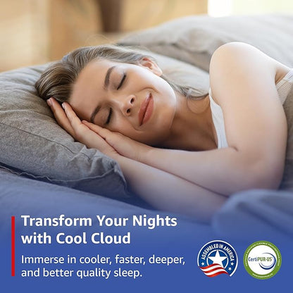 ROOST SLEEP Memory Foam Mattress, 12-Inch Twin XL – Cool Cloud Gel Foam Bed for Extra Length Comfort – Pressure-Relieving, Supportive, and Cooling Sleep Surface