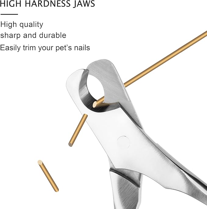 Cat Nail Clippers by,Small Breed Animals Claw Trimmer for a Cat, Puppy,Rabbit, Hamster, Birds, Kitten & Small Dog,Parrots, Chinchillas, Guinea Pigs,Sharp & Safe-Mewly Pet