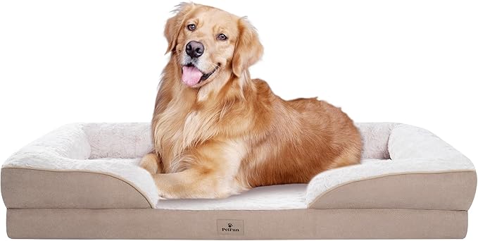 Orthopedic Dog Bed for Extra Large Dogs - XL Washable Dog Sofa Beds Large, Supportive Foam Pet Couch Bed with Removable Washable Cover, Waterproof Lining and Nonskid Bottom-Mewly Pet