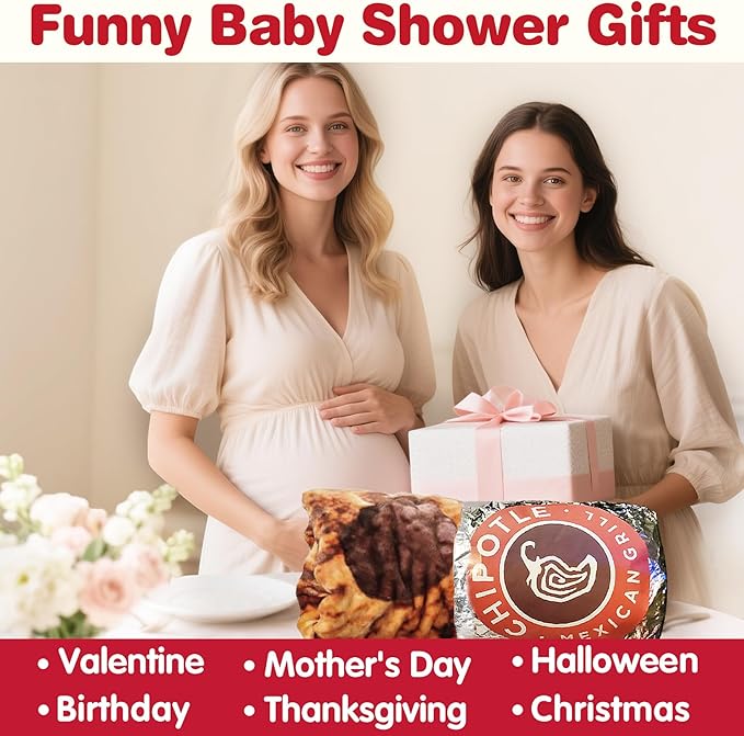 Jorbest Cookie Baby Blanket, 285 GSM Soft Flannel Swaddle Blanket Funny Gifts for Baby Shower Boys and Girls, Cookie Blanket for Toddler Newborn (Dark Brown, 36 inches)