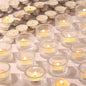 30Pcs Clear Tealight Candle Holder with 32pcs Tea Light Candles, Ribbed Votive Candle Holders Glass for Table Centerpiece, Wedding Decor, Home and Holiday Decor