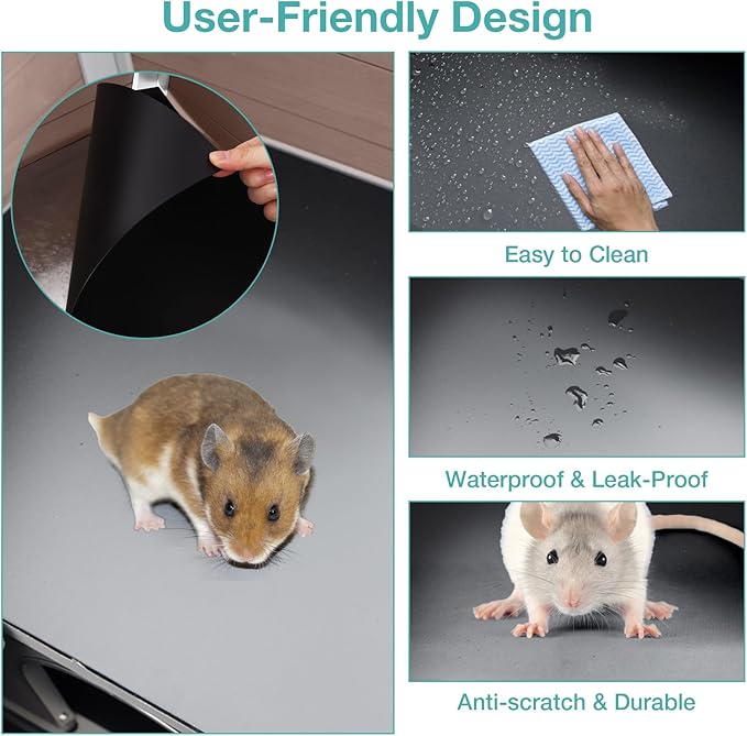 Guinea Pig Cage with Wooden Stand,Indoor Rabbit Hutch with 2 Stories,Hamster Cage with Anti Chew Ramp,Hideout, Platform, Pull Out Tray (Brown)-Mewly Pet