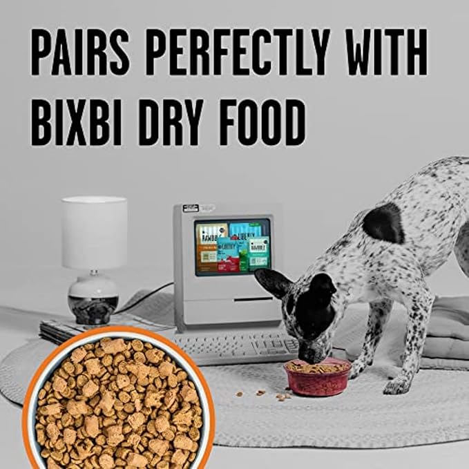 BIXBI Rawbble Freeze Dried Dog Food, Chicken Recipe, 26 oz - 98% Meat and Organs, No Fillers - Pantry-Friendly Raw Dog Food for Meal, Treat or Food Topper - USA Made in Small Batches-Mewly Pet