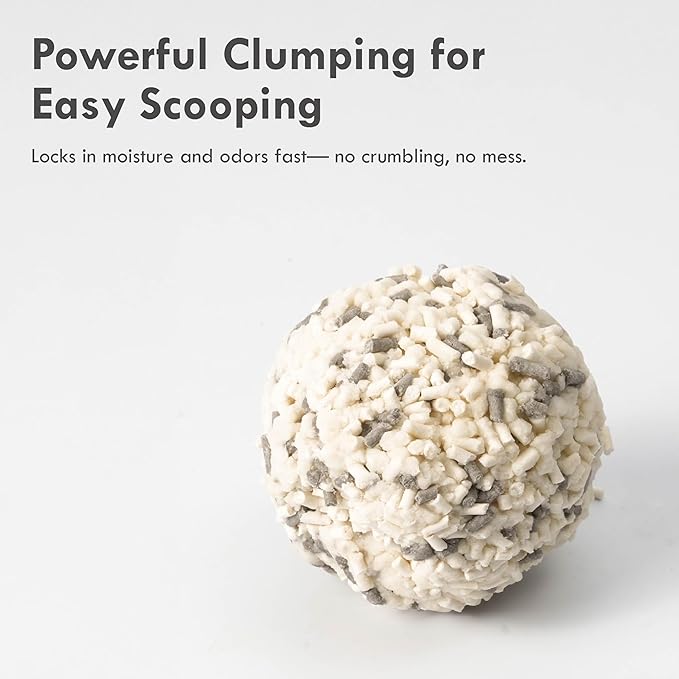 Lady N Pellet Tofu Cat Litter Boba Tea Scent, Strong Clumping, Ultra Absorbent, Dust-Free, Low Tracking, Water-Soluble, Natural Ingredients, Enviro-Probiotic Odor Control 9lb-Mewly Pet