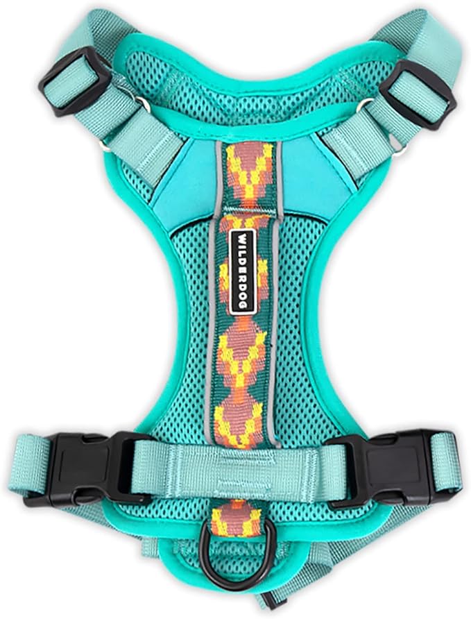 Wilderdog Lightweight Dog Harness with Reflective Straps - Small - Seafoam-Mewly Pet