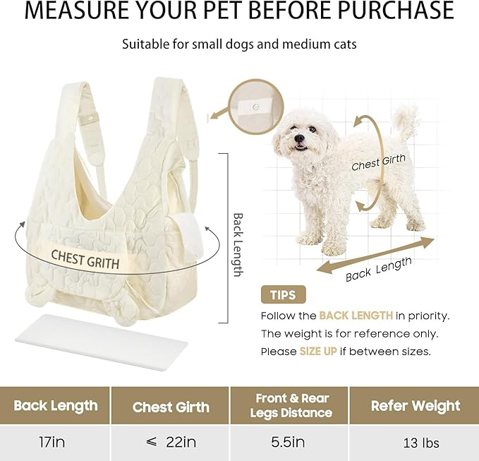 Pet Carrier Backpack, Adjustable Pet Front Cat Dog Carrier Backpack Travel Bag for Small Medium Dogs Cats and Rabbits, Safety Strap with Removable Bottom Plate for Camping Hiking Traveling