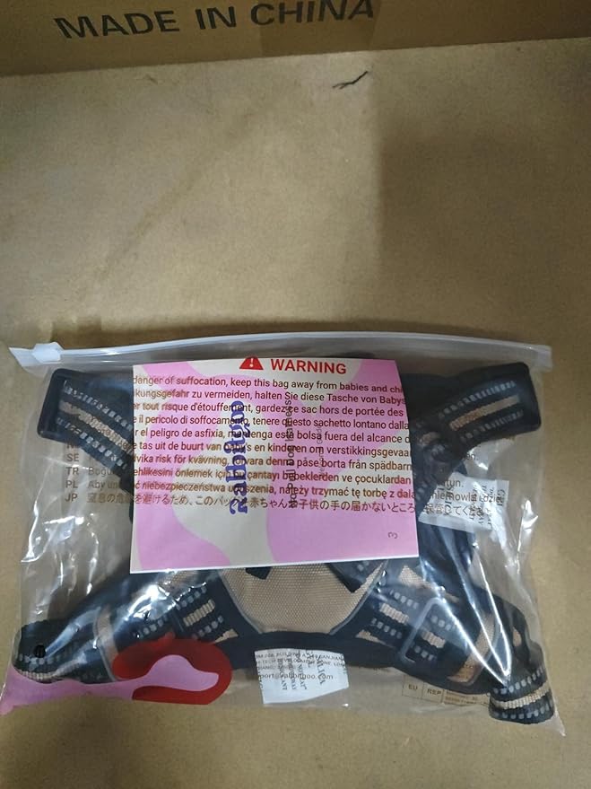 rabbitgoo Dog Harness No Pull with 2 Leash Clips, Adjustable Soft Padded, Reflective Oxford No Choke Pet Vest with Easy Control Handle for Small Dogs, Grey, S-Mewly Pet