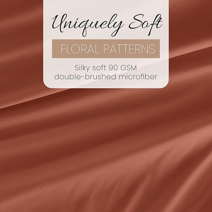 Linen Market Twin XL Bed Sheets - Cooling & Soft - Deep Pocket Fits 16" Thick Beds - 4 Piece Set (Clay)