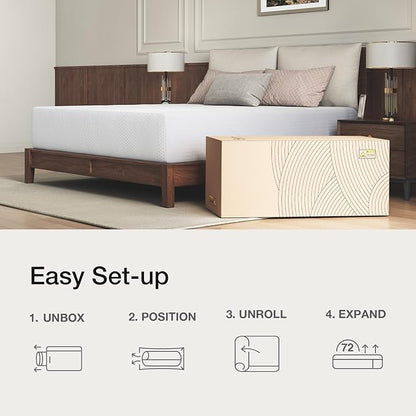 Novilla King Size Mattress in a Box, 14 Inch King Mattress, Gel Memory Foam Mattresses for Cooling Night Sleep & Pressure Relief, CertiPUR-US Certified