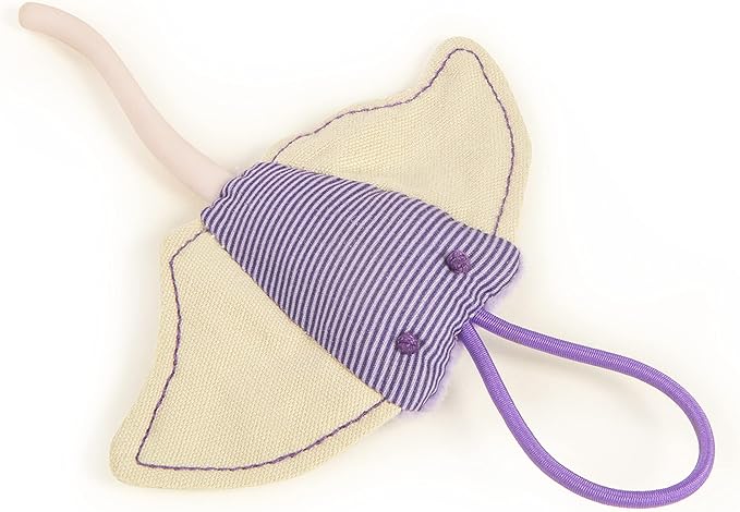 Petlinks Ray Flyer Stingray Launcher Catnip Cat Toy - Purple, One Size-Mewly Pet