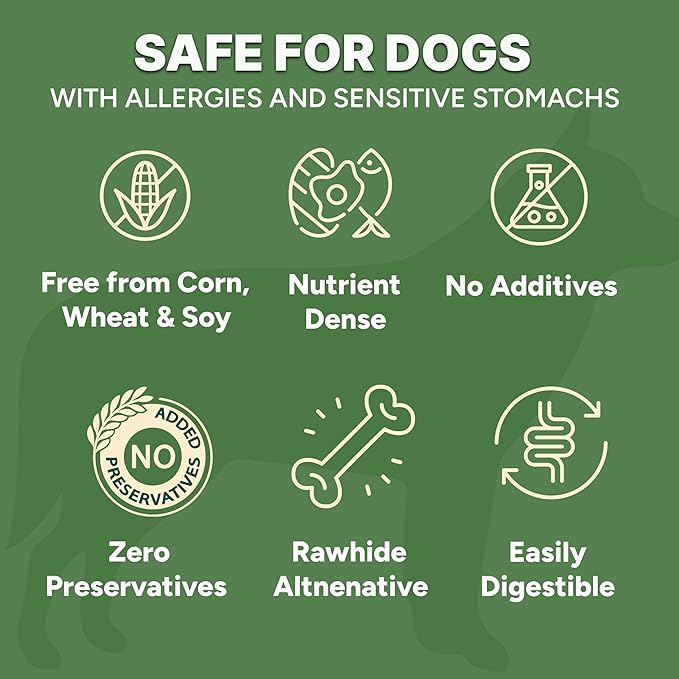 Gaines Family Farmstead Beef Chips for Dogs – 6 oz, Natural Single-Ingredient Dog Treats, High-Protein Rawhide-Free Chews, Healthy Grain-Free Snacks, Made in USA-Mewly Pet