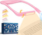 Neck Booklight for Reading in Bed at Night, Pink Light Knitting Accessories Sewing Supplies Stocking Stuffers for Teen Girls College Students Christmas Birthday Gifts for Women Mom Wife Nurse Present