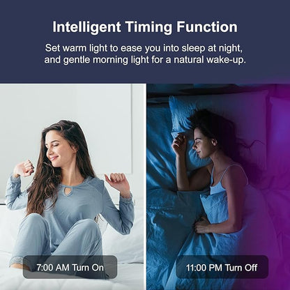 100 FT Led Lights for Bedroom, Music Synchronized RGB Bluetooth LED Lights, Smart Application and Remote Control Color Change LED Light Strips, Used for Home Room Lighting Decoration