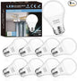 Cotanic 8 Pack Ceiling Fan Light Bulb 5000K Daylight, E26 Base A15 LED Bulb 60W Equivalent, 6W Small Light Bulb for Refrigertaor, Chandelier Light Bulbs, 600lm, Non-Dimmable