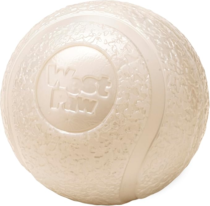 WEST PAW Boundr Ball Dog Fetch Toy – Bouncing Toys for Dogs, Fetch, Catch, Chewing, Play – Floatable, Recyclable Balls – Small Glow 2-Pack-Mewly Pet