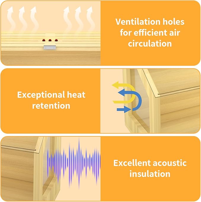 Large Hamster Cage, Chewproof Large Hamster Habitats, Wooden Guinea Pig Cages, Openable Top Roof, Lockable Gerbil Cage, Small Animal Cage for Dwarf, Syrian, 48" L x 20" W x 20" H-Mewly Pet