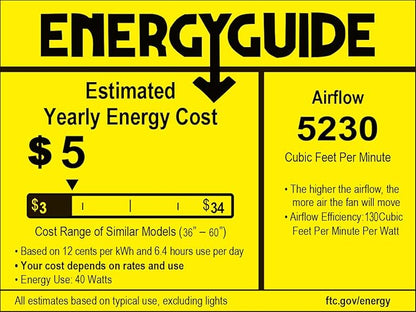 Sofucor Ceiling Fan Without Lights, 60 Inch Low Profile Flush Mount Mordern Wood Ceiling Fan with Remote for Indoor Farmhouse Bedroom Living Room Outdoor Patio Porch, Reversible DC Motor, Noiseless