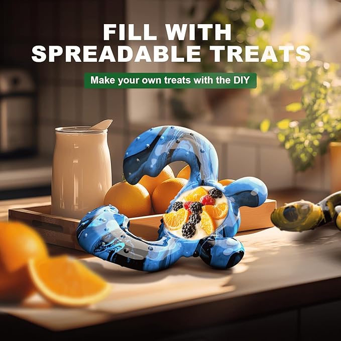 Dog Chew Toy for Aggressive Chewers – Tough Nylon Bone with Bacon Flavor for Pitbulls & Large Dogs, Indoor Play for Teeth Cleaning & Anxiety Relief-Mewly Pet