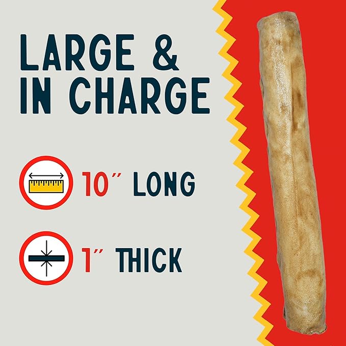 Canine Chews 10" Chicken Basted Dog Rawhide Retriever Rolls (50 Pack) - Natural Beef Dog Rawhide Chews - Healthy Dental Chews-Mewly Pet