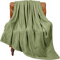 BEDELITE Fleece Blanket Twin Size Sage Green Throw Blanket for Couch & Bed, Luxury Plush Cozy Fuzzy Blanket 60x80 inches, Super Soft Warm Lightweight Throw Blanket for Travel Camping