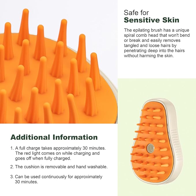 3 In 1 Pet Brush for Shedding, Portable Hair Removal Tool for Cats and Dogs, Deshedding Grooming Brush for Indoor Pets-Mewly Pet