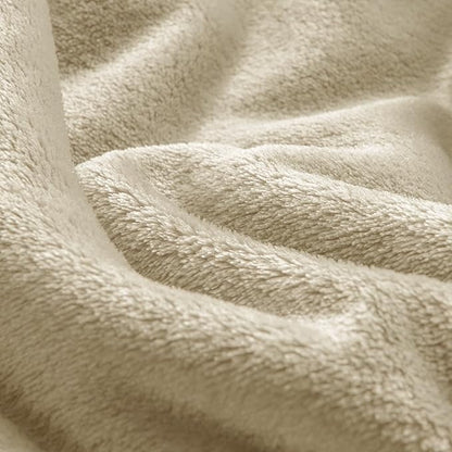 BEDELITE Fleece Blanket Extra Large Blankets for Bed, Luxury Plush Cozy Fuzzy Blanket 120x120 inches, Super Soft Warm Lightweight Throw Blanket All Seasons Suitable, Linen