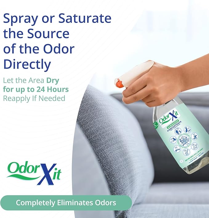 Concentrated Pet Urine Odor Eliminator, Ideal for Cat, Dog Poo and Urine Smell, Versatile & Natural Odor Neutralizer for Home and Outdoor Use, Deodorizer & Absorber, Concentrate, 16oz-Mewly Pet