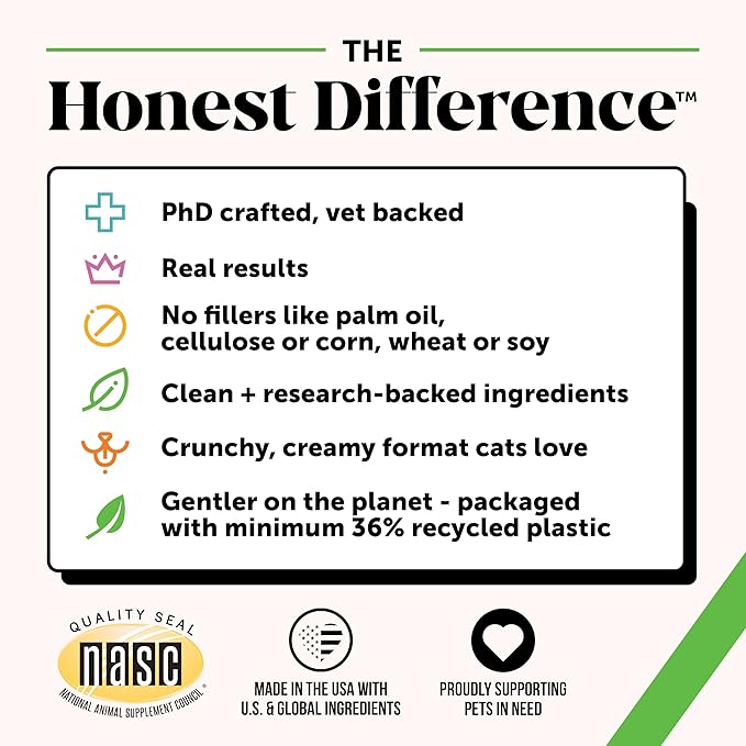 Cat Hairball Support Crunchy & Creamy Chews, Hairball Remedy Cat Treats, Furball Treatment, Supports Skin & Coat, Digestion, Vitamins & Hairball Medicine, Chicken (90-Day Supply)-Mewly Pet