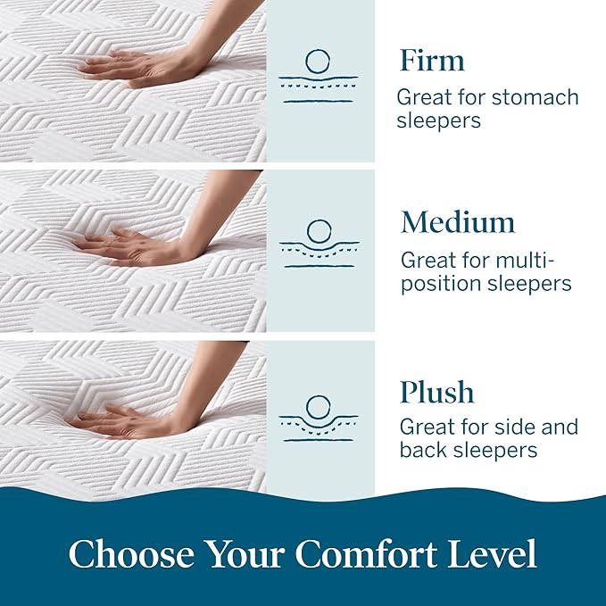 Lucid 10 Inch Memory Foam Mattress - Firm Feel - Infused with Refreshing Bamboo Charcoal and Cooling Gel - Bed in a Box - Temperature Regulating - Pressure Relief - Breathable - King Size