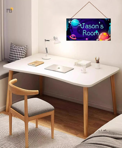 Personalized Universe Sign Custom Name Science Fiction Theme Sign For Kids Room Wall Art Décor Outer Space Art Wall Decor For Boys Room Bedroom Nursery Door For Girls Bedroom