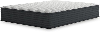 Signature Design by Ashley Hybrid 1200 12" Firm Moisture Wicking Mattress with Charcoal-Infused Gel Memory Foam and Edge Support for Pressure Relief, Temperature Regulating, King, Fiberglass Free