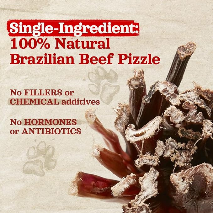 Natural Farm Pet Pizzle Bully Sticks (10 Inch, 12 Pack), Pixie Chew, Extra-Thin Pet Treats - Grain-Free, High Protein, Best Rawhide Alternative for Small, Puppies or Senior Dogs-Mewly Pet