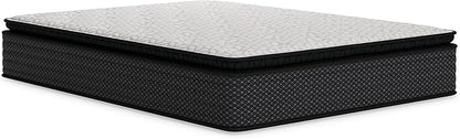 Signature Design by Ashley Limited Edition Pillow Top 13 " Pillow Top Hybrid Mattress with Gel Memory Foam and Edge Support for Cool Sleep and Pressure Relief, California King, Fiberglass Free