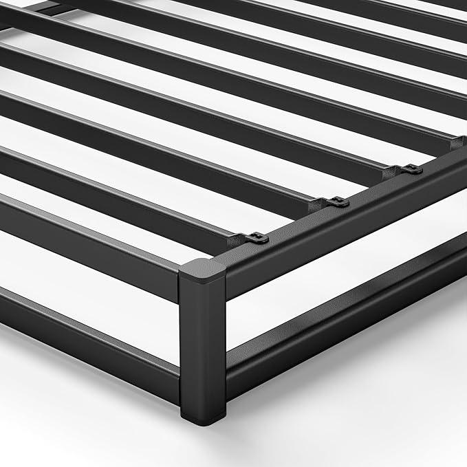 ZINUS Quick Lock Metal Smart Box Spring, 4 Inch Mattress Foundation, Strong Metal Structure, Easy Assembly, Twin, White