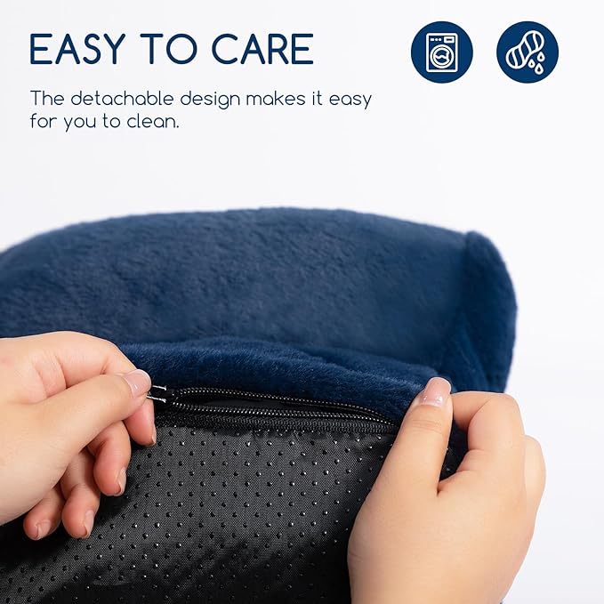 Hollypet Fluffy Plush Pet Cat Couch Sofa Soft Calming Pet Dog Sofa Beds for Medium Small Cats and Dogs, Cobalt Blue-Mewly Pet