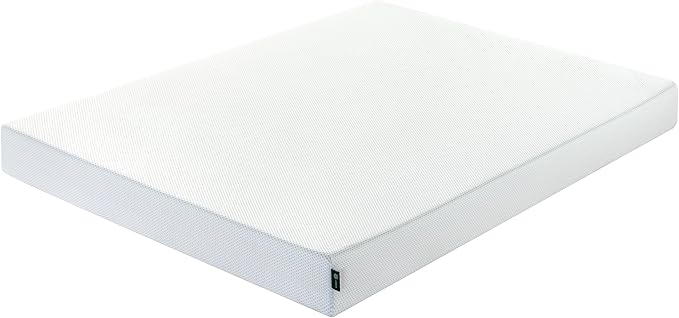 ZINUS 6 Inch Green Tea Cooling Memory Foam Mattress [New Version], Short Queen, Fiberglass Free, Medium Firmness, Cooling Gel Foam, Certified Safe Foams & Fabric, Mattress in A Box