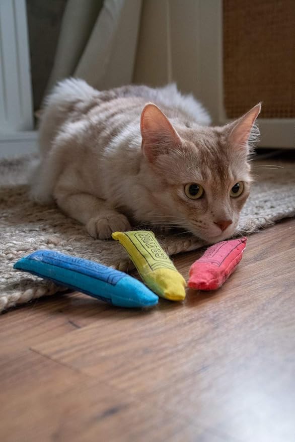 YEOWWW! Catnip Crayon, 3 Count-Mewly Pet