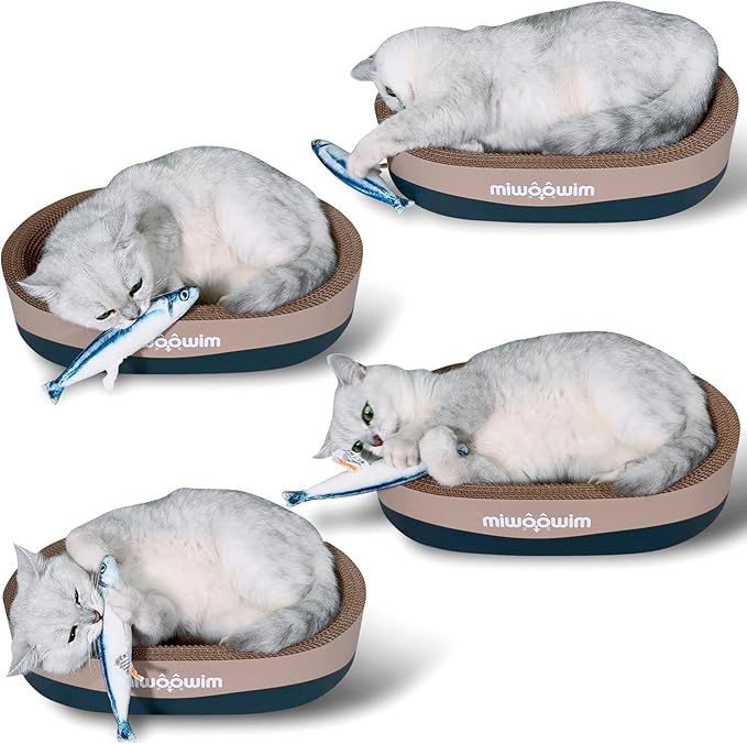 6 PCS Cat Fish Toy Soft and Durable,Cat nip Toy with Catnip Inside, Kicker Toys for Indoor Kitten Exercise,Kitty Teething Chew Toy (6 Sauries)-Mewly Pet