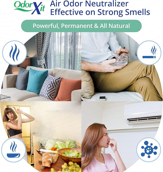 Magic Air Odor Neutralizer Spray, Powerful Dog & Cat Urine Odor Neutralizer, Safe Air Refresher for Home, Safe Odor Absorber for Pet, Closet & Any Strong Odor Remover, 64oz-Mewly Pet