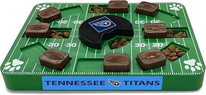 Pets First NFL Tennessee Titans Puzzle Toy - Interactive Dog Treat Puzzle-Mewly Pet