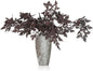 Lyrow 3 Pack Artificial Cimicifuga Plant Leaf Spray Faux Plum Cimicifuga Ramosa Leaf Branch Faux Fall Spray Silk Plants for Home Vase Wedding Garden Farmhouse Table Mantel Decor (32 Inches)