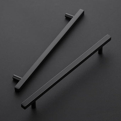 Ravinte Cabinet Handles 15 Pack - 10 Inch Matte Black Square Pulls, Kitchen Hardware 12-1/2 Inch Overall Length, Drawer Pulls