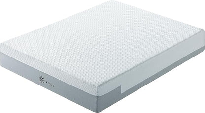 ZINUS 12 Inch QUADCOOL Memory Foam Mattress, King, Cool to Touch Soft Knit Cover, Cooling Gel Infusion, CertiPUR US Certified