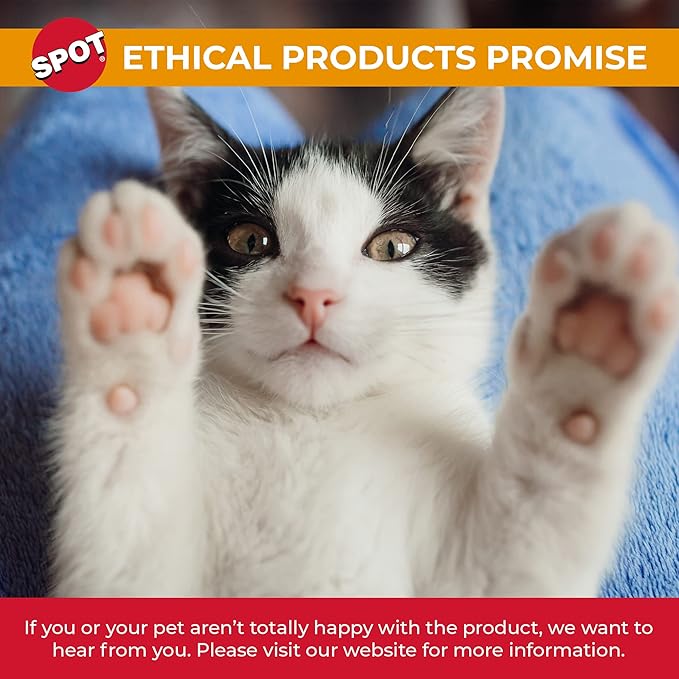 SPOT Flippin’ Skinneeez Fox - Interactive Cat Toy with Catnip - Touch Activated Flopping, Wiggling, Moving Toy for Cats and Kittens, USB Rechargeable, Washable, Large Size for Cats to Hug and Kick-Mewly Pet