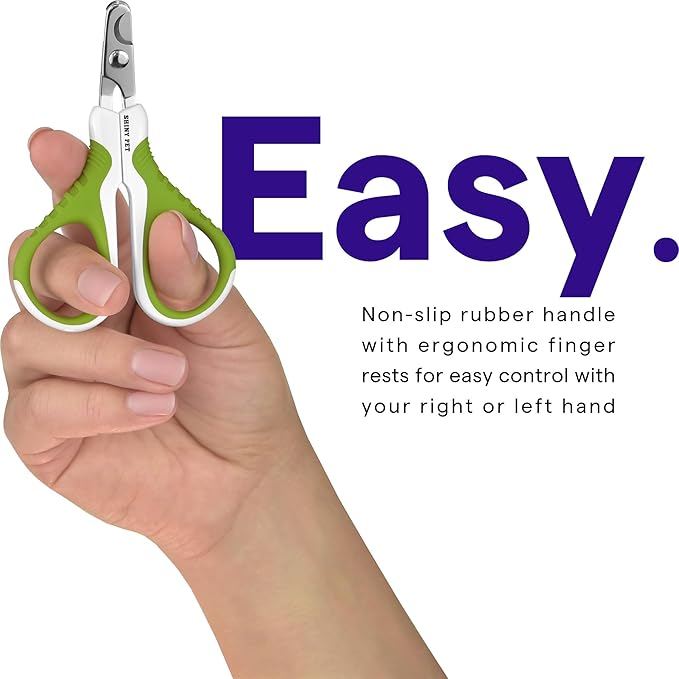 Cat Nail Clippers for Beginners and Groomers - Best Pet Nail Clippers & Claw Trimmer for Home Grooming Kit - Grooming Tool for Small Animals Tiny Dog Indoor Cat Bunny Rabbit Bird Kitten - Ebook Guide-Mewly Pet