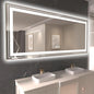 LED Bathroom Mirror, 84"X32" with Front and Backlit, Anti-Fog, Large Bathroom Vanity Mirror for Wall, Memory Function, Stepless Dimmable, Tempered Glass (Horizontal/Vertical)