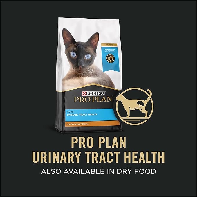 Purina Pro Plan Urinary Tract Health Beef and Chicken Entree Classic Cat Food - (Pack of 24) 5.5 oz. Cans-Mewly Pet