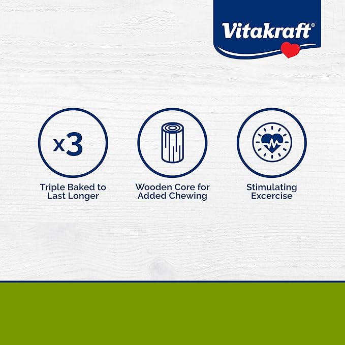 Vitakraft Crunch Sticks Hamster Treat - Hamster Chew Sticks - Supports Dental Health, Long-Lasting Fun (Peanut & Honey)-Mewly Pet