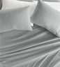 Linen Market Double-Brushed Microfiber Queen Sheet Set 4 Piece – Oeko-TEX Certified Ultra Soft & Wrinkle-Free - 16" Deep Pocket Sheets - Easy Care Queen Size - Light Gray