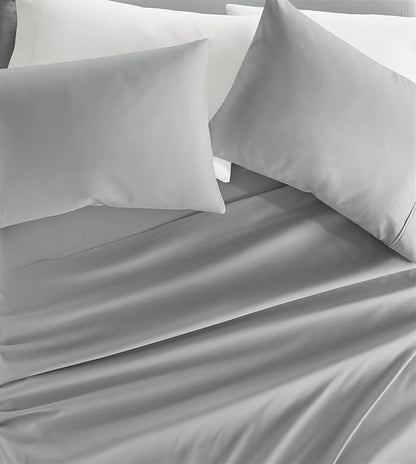 Linen Market Double-Brushed Microfiber Twin XL Sheet Set 3 Piece – Oeko-TEX Certified Ultra Soft & Wrinkle-Free - 16" Deep Pocket Sheets - Easy Care Twin XL Size - Light Gray